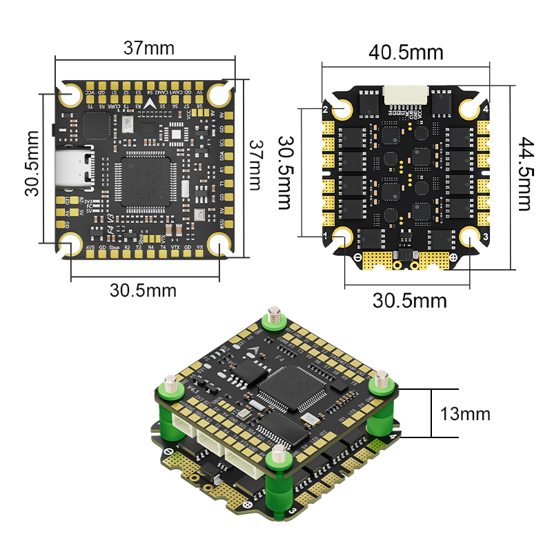 Aocoda-RC F465S V4 Stack F405  - Speedybee F405 V4 Bls 55A Stack avaliação e preço